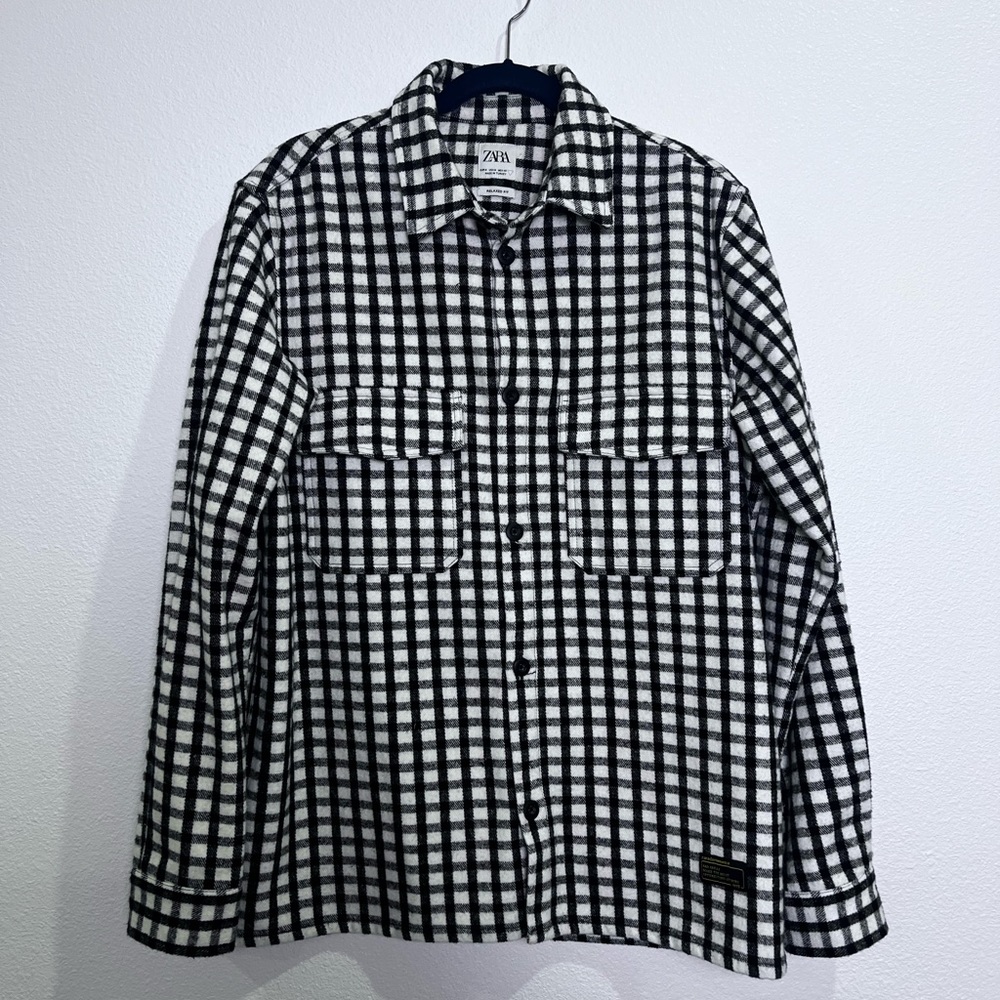 Zara - Flannel Overshirt